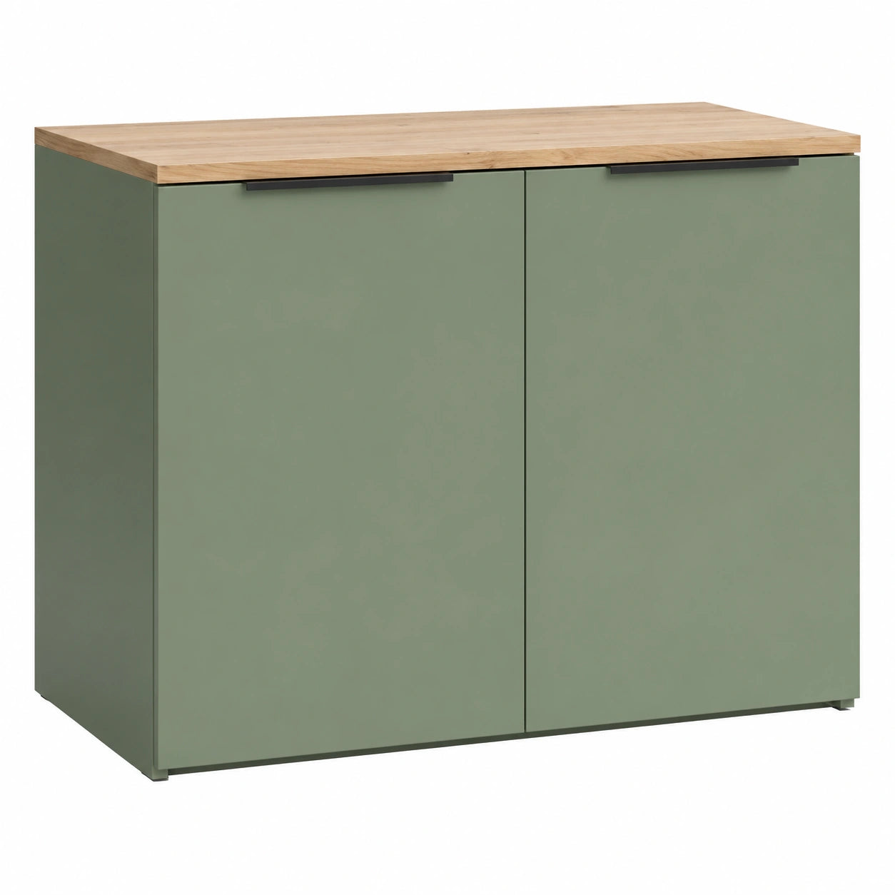 Vicco Wido Kommode in Grün, 80 x 50 cm, 2 Türen, ideal für Kleidung und Haushaltsartikel