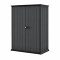 Keter Cortina Aufbewahrungsbox 1400L, Wetterfestes Gartenschuppen, Evotech Material, 140x73,6x170,4cm