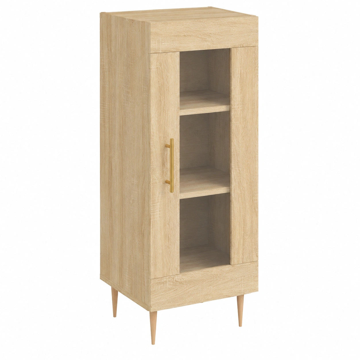 Wetterfester Sideboard-Schrank aus Sonoma-Eiche mit Stauraum und Arbeitsplatte