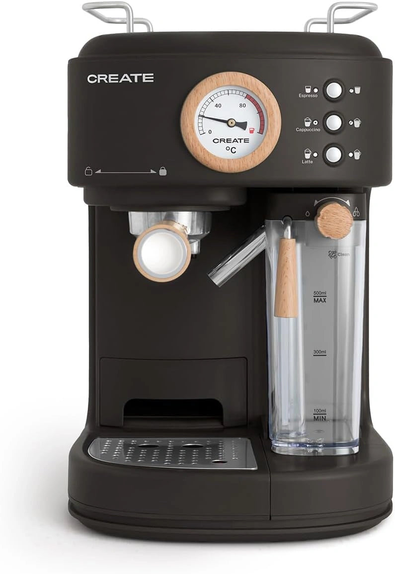 CREATE Kaffeemaschine, 1.5 L, Schwarz