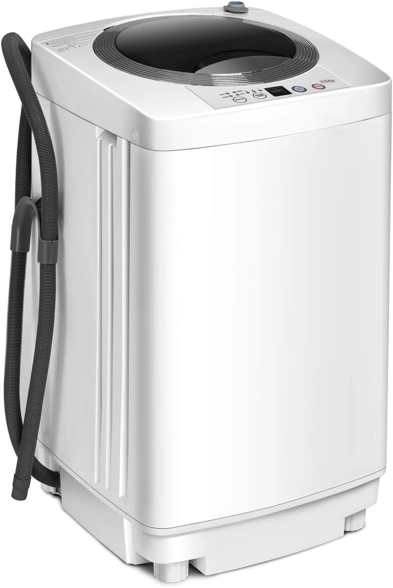COSTWAY Waschmaschine, Fassungsvermögen 3.5 kg