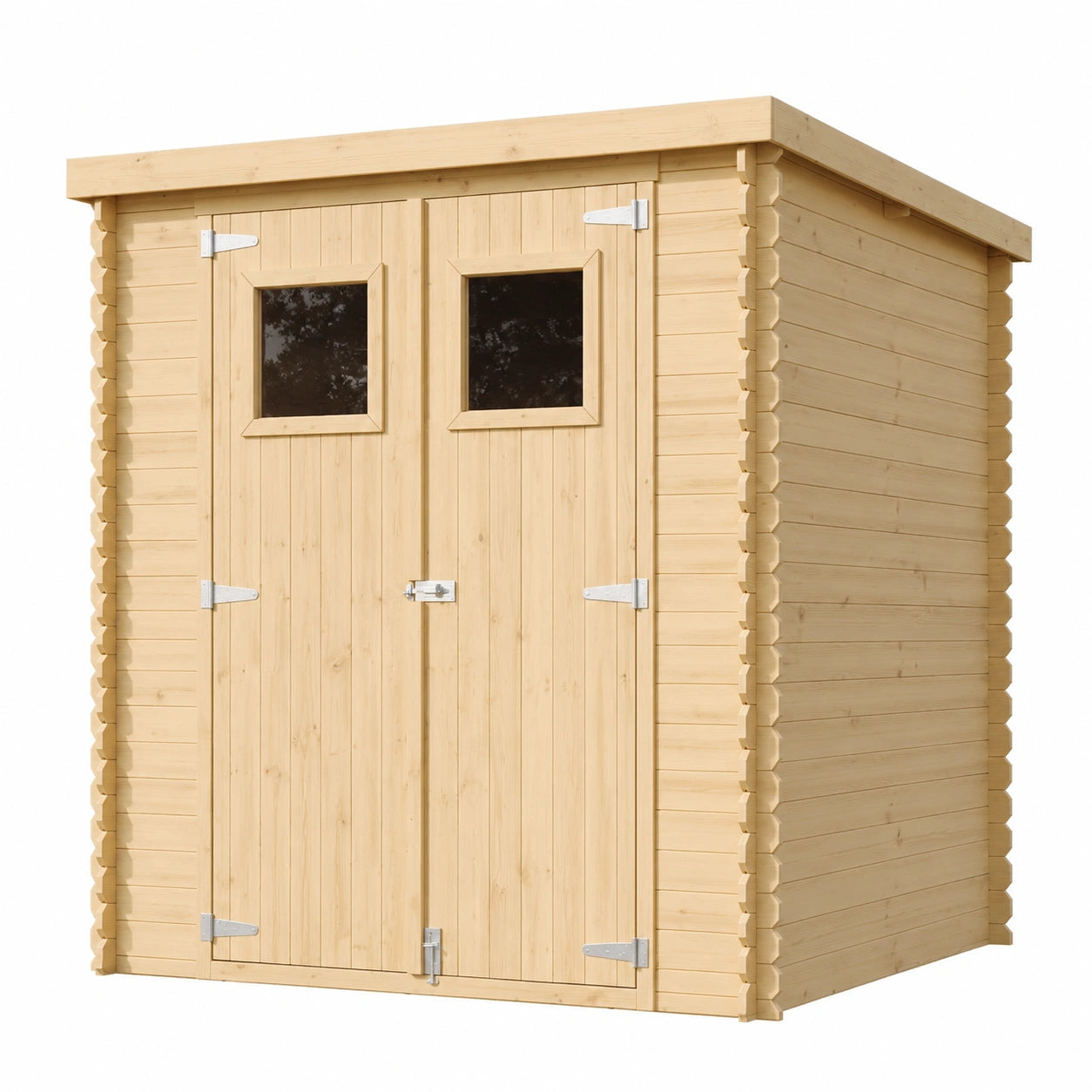 Holz Gartenhaus Geräteschuppen - 3,53 m² Wasserdichtes Dach Fahrradschuppen TIMBELA M309