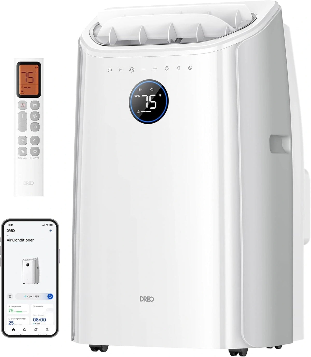 DREO Klimaanlage, 12000 BTU, Fernbedienung
