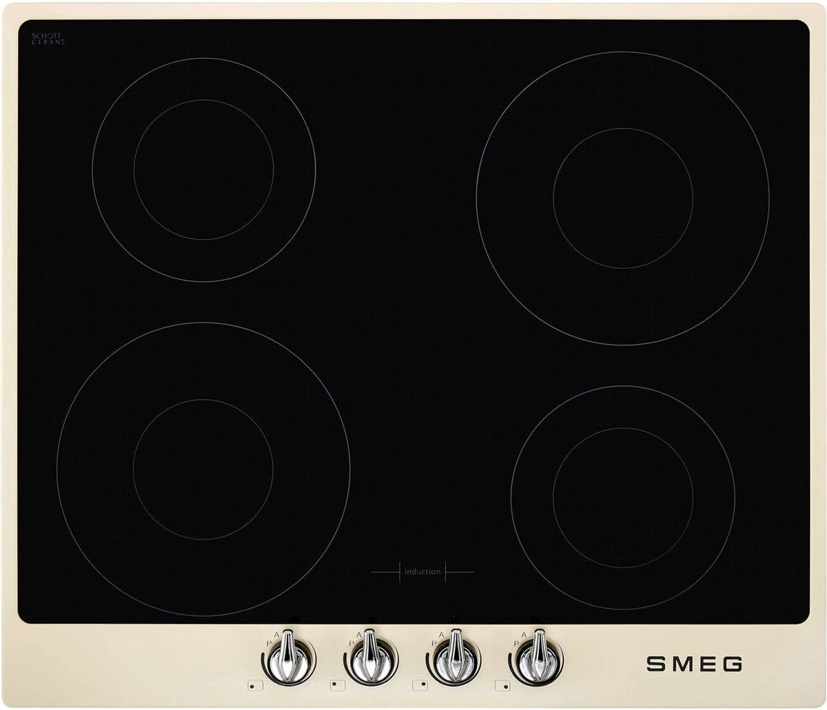 Smeg Induktionskochfeld SI964PM, Schwarz