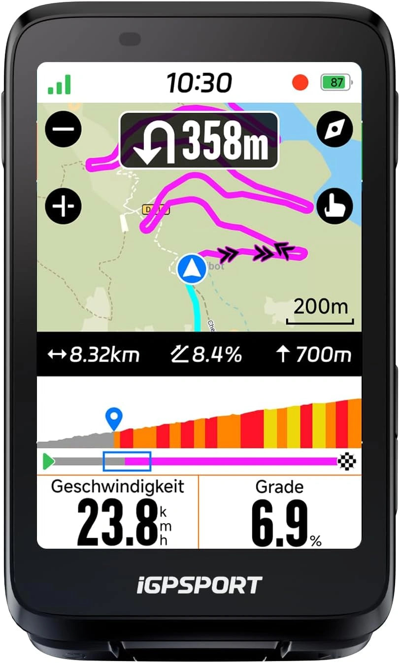 iGPSPORT GPS-Fahrradcomputer, Bluetooth