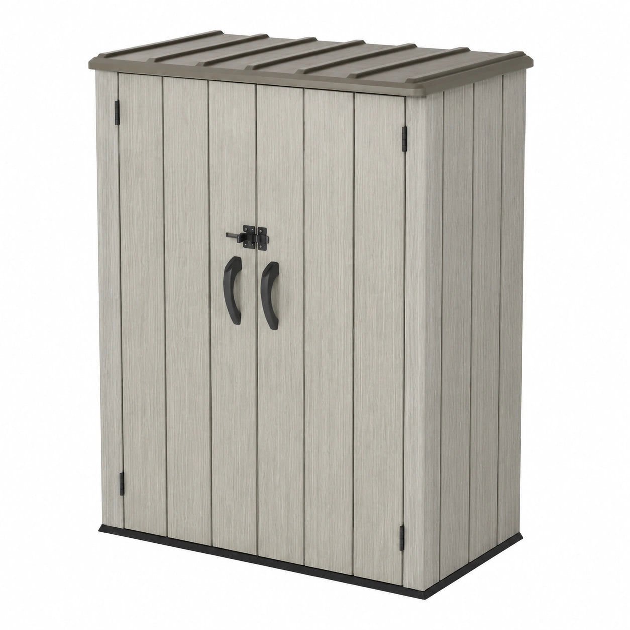 Wetterfester Außenschrank 136x70x172 cm mit UV-Schutz