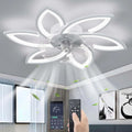 YUNZI Deckenventilator, Fernbedienung, Weiß