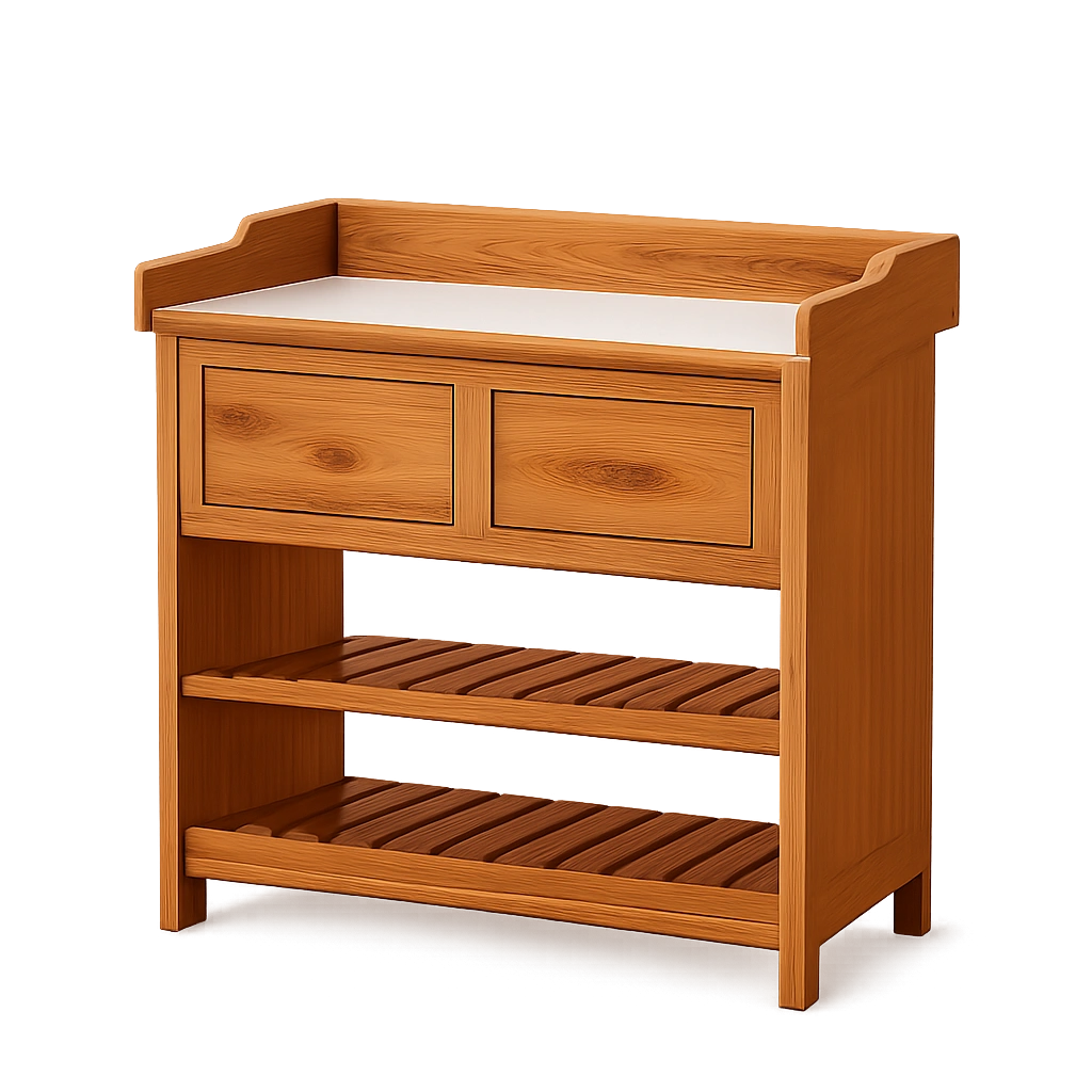 Massiver Akazienholz-Gartenschrank mit Schubladen und Regalen, 78x36,5x78 cm, langlebiger Stauraum für Terrasse und Balkon