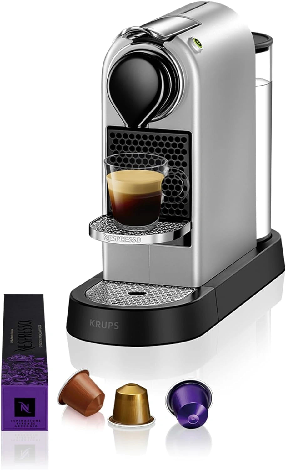 Nespresso Kapselkaffeemaschine XN741B, Silber