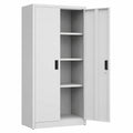Metallschrank mit verstellbaren Böden, robust und vielseitig, für Büro, Garage oder Keller