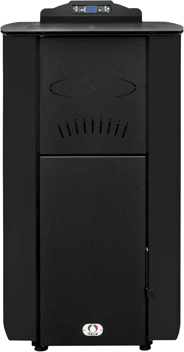 STUFE A PELLET ITALIA Pelletofen, WLAN, Schwarz
