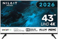 Nilait Fernseher TV 43, 43 Zoll, 4K, HDR, WLAN