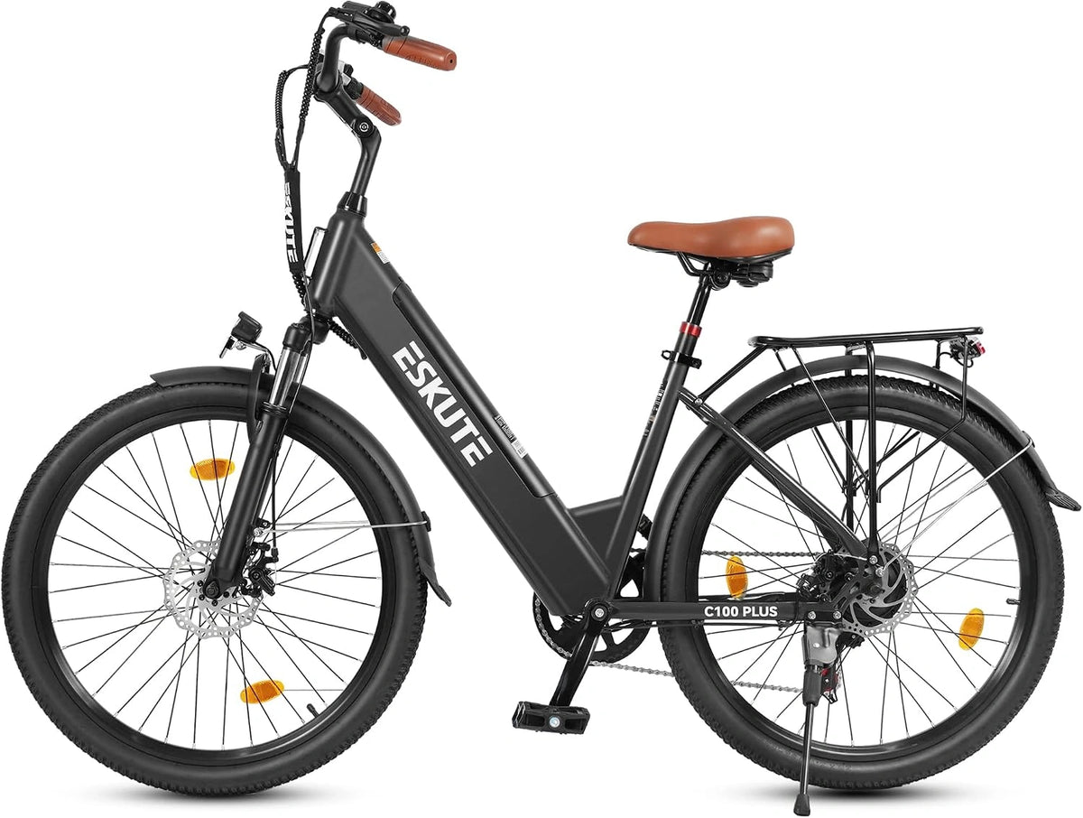 ESKUTE E-Bike C100, 26 Zoll, Reichweite bis 80 km, 13 Ah, 36 V