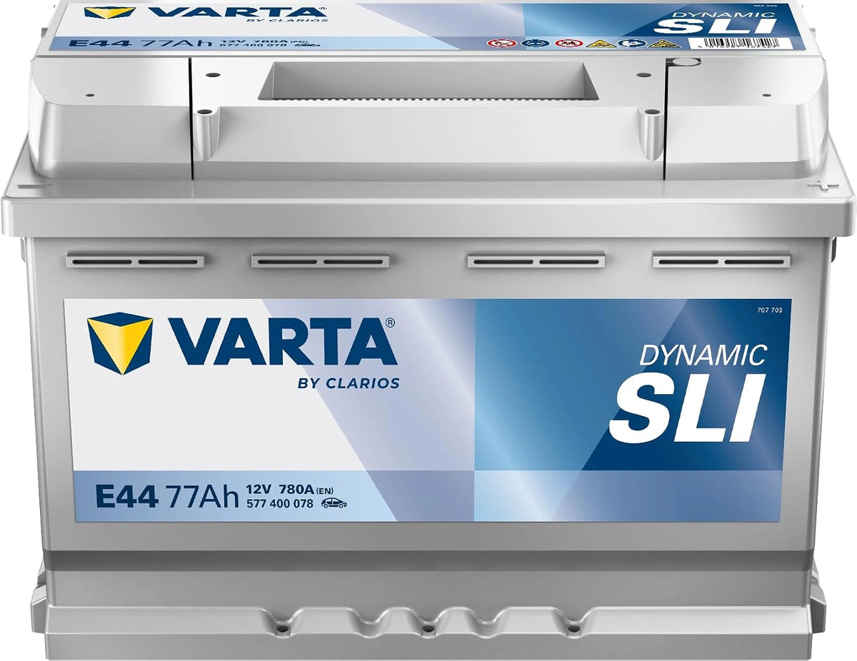 VARTA Akku E44, 77 Ah, 12 V, Silber