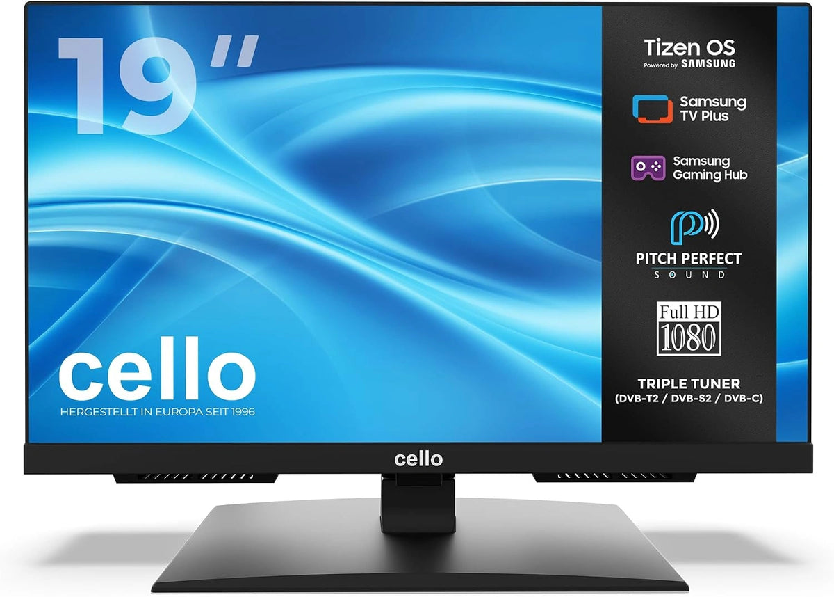 Cello Fernseher C1926TZH, 19 Zoll, Bluetooth