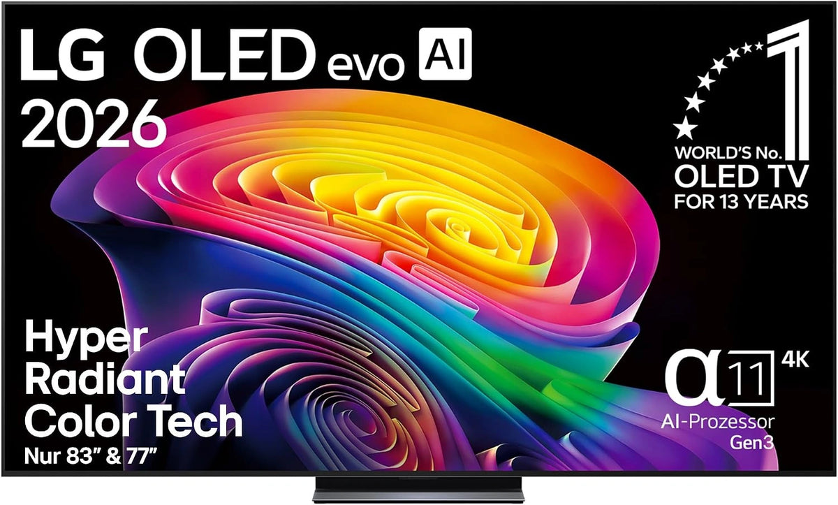 LG Fernseher OLED77C6ELB, 77 Zoll, OLED, 4K