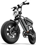 URLIFE E-Bike, 16 Zoll, Reichweite bis 100 km, 13 Ah, 48 V