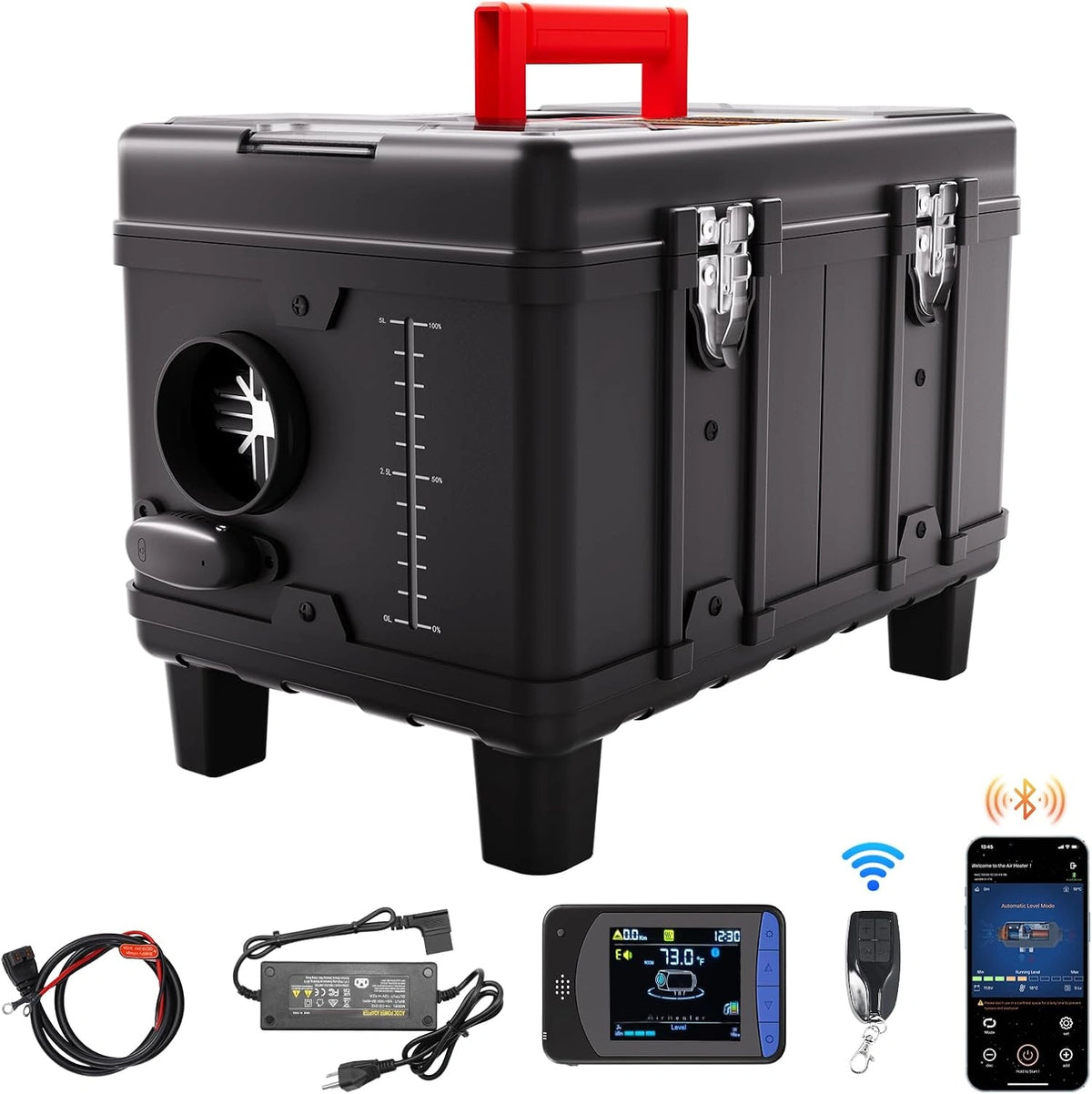 VEVOR Dieselheizung, Bluetooth, Fernbedienung