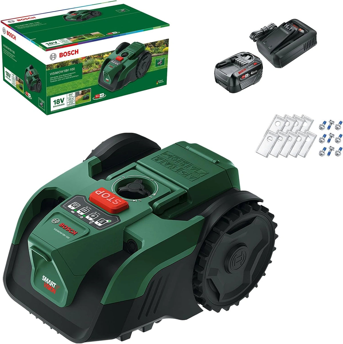 Bosch Mähroboter VISIMOW18V-100