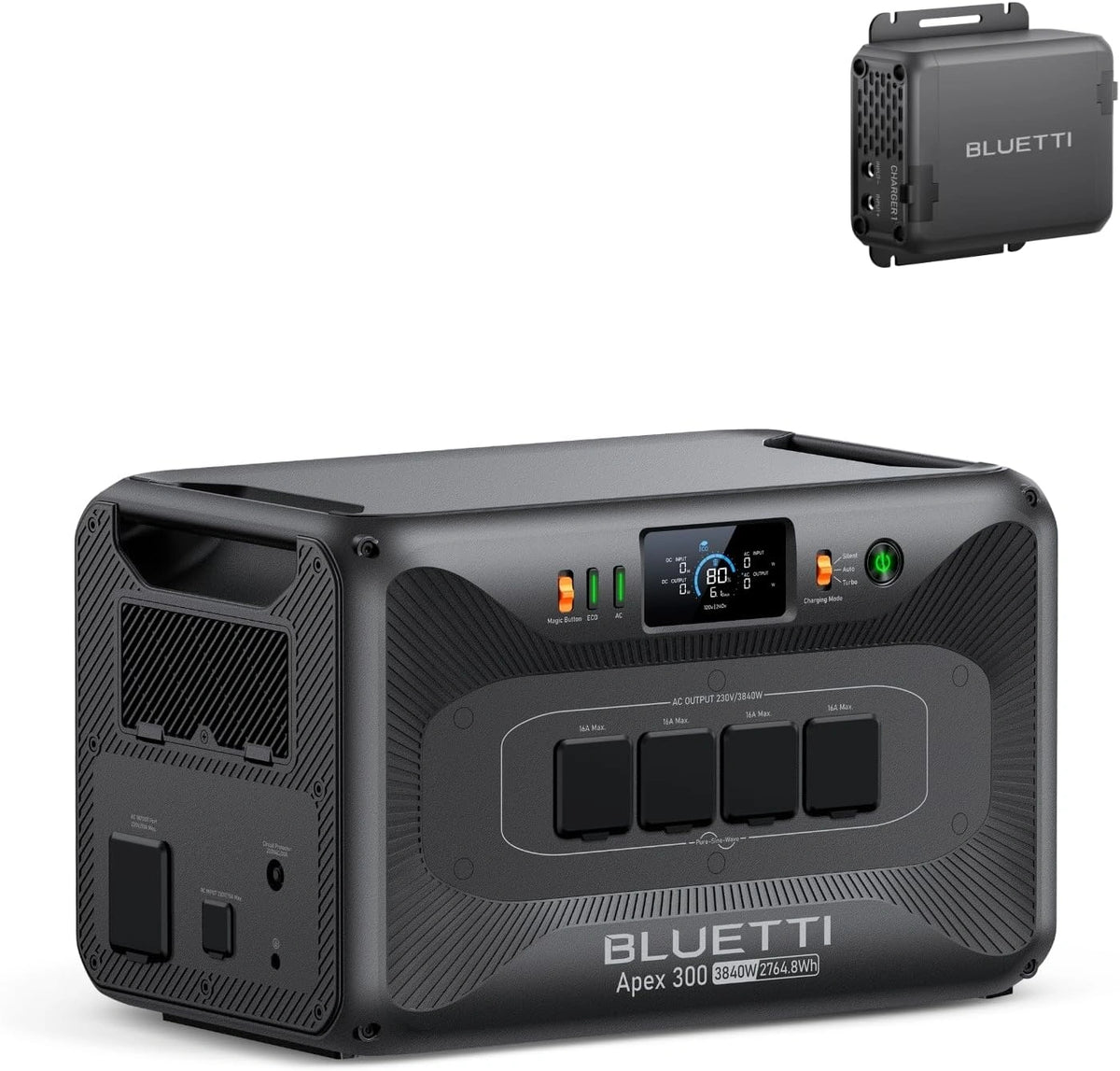 BLUETTI Tragbare Powerstation Apex 300, 2764,8 Wh, 3840 W