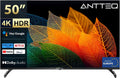 Antteq Fernseher TV 50, 50 Zoll, 4K, Bluetooth