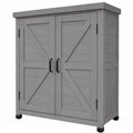 AXI Gartenschrank Felix aus Holz in Warmgrau mit Ablage - Ideal für Gartenwerkzeuge, 80 x 45 x 93 cm