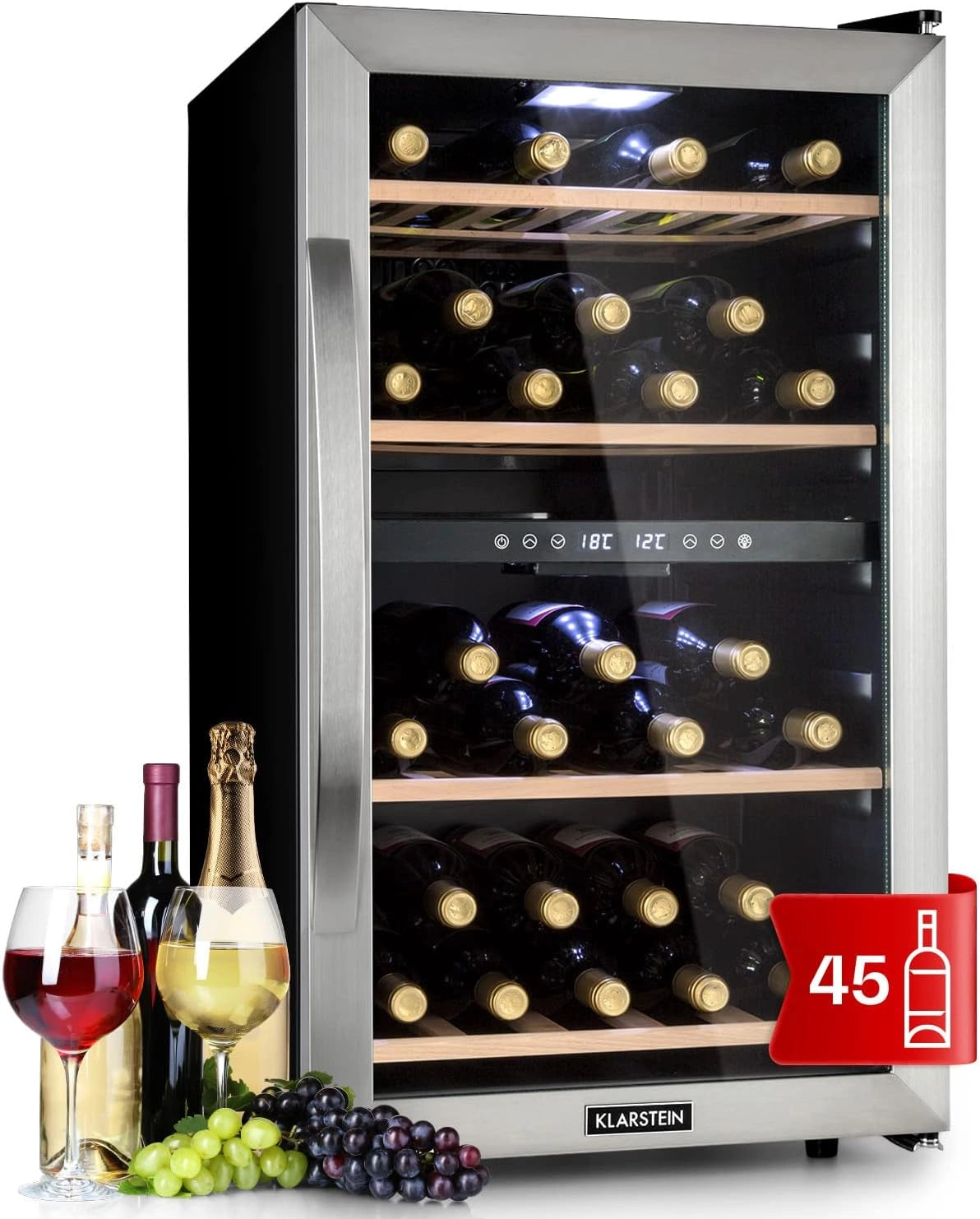 Klarstein Weinkühlschrank, freistehend