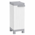 Terry Universalschrank, 1 Tür, 2 variable Fächer, für Innen- und Außenbereich, 35x44x98 cm
