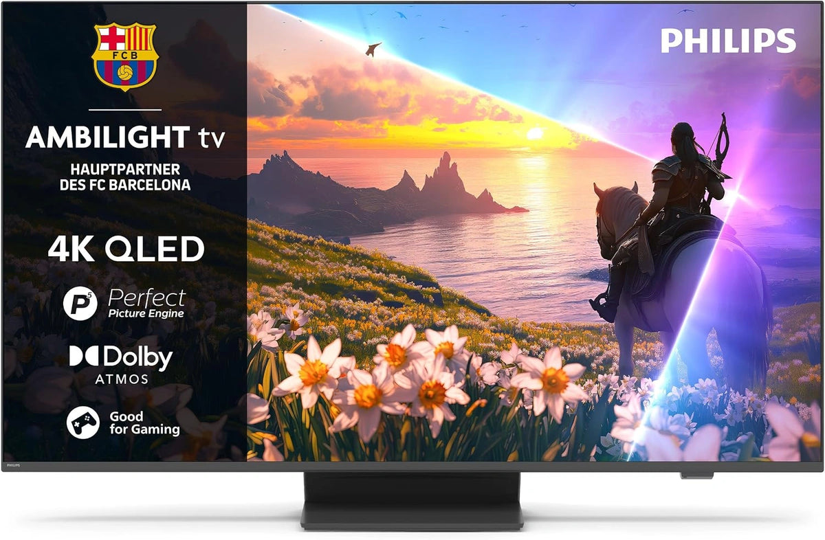 PHILIPS Fernseher 55PUS8600, 55 Zoll, QLED, 4K