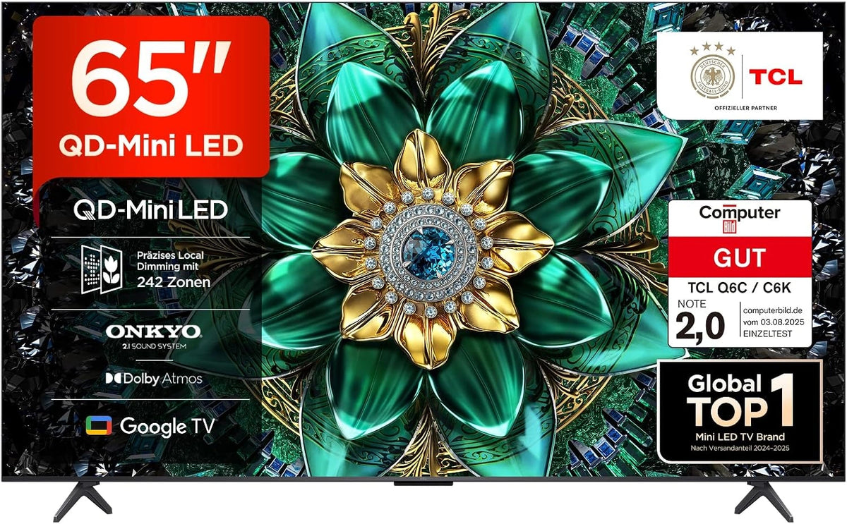 TCL Fernseher 65Q6C, 65 Zoll, 4K, HDR