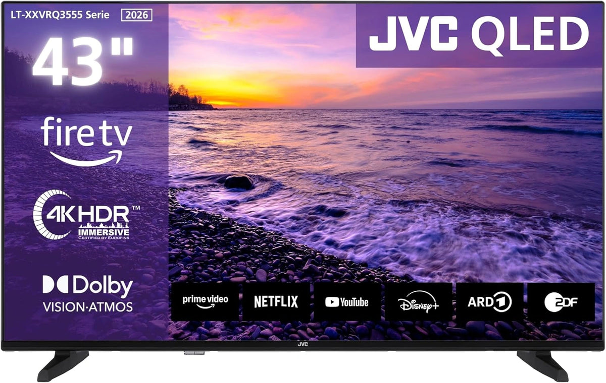JVC Fernseher LT-43VRQ3555, 43 Zoll, QLED, 4K