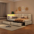 BRYXR Bett 90x200, Beige