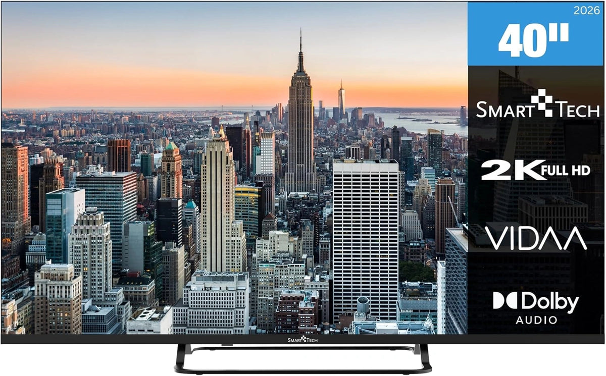 Smart Tech Fernseher, 40 Zoll, Bluetooth