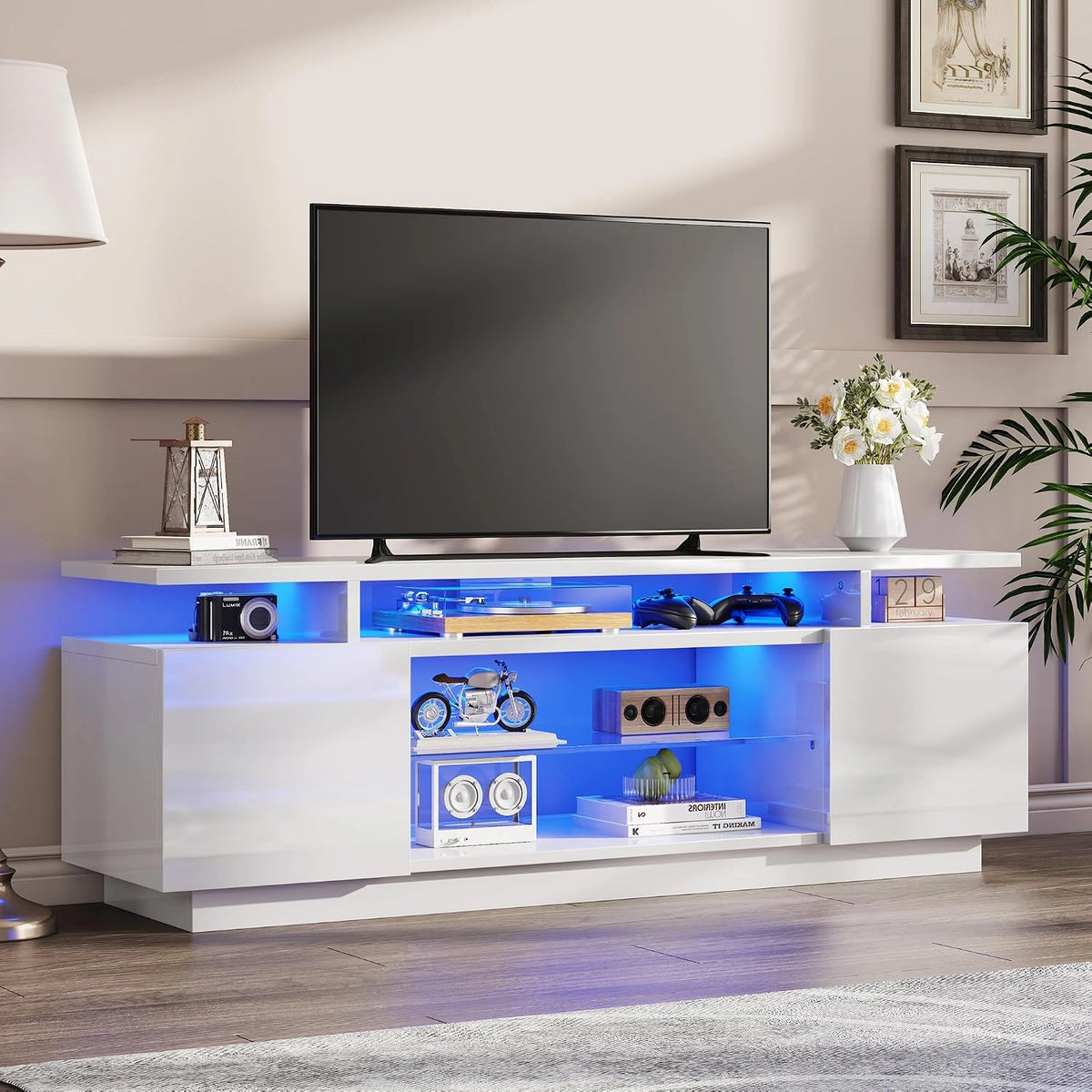 LUXOAK TV-Schrank, Weiß
