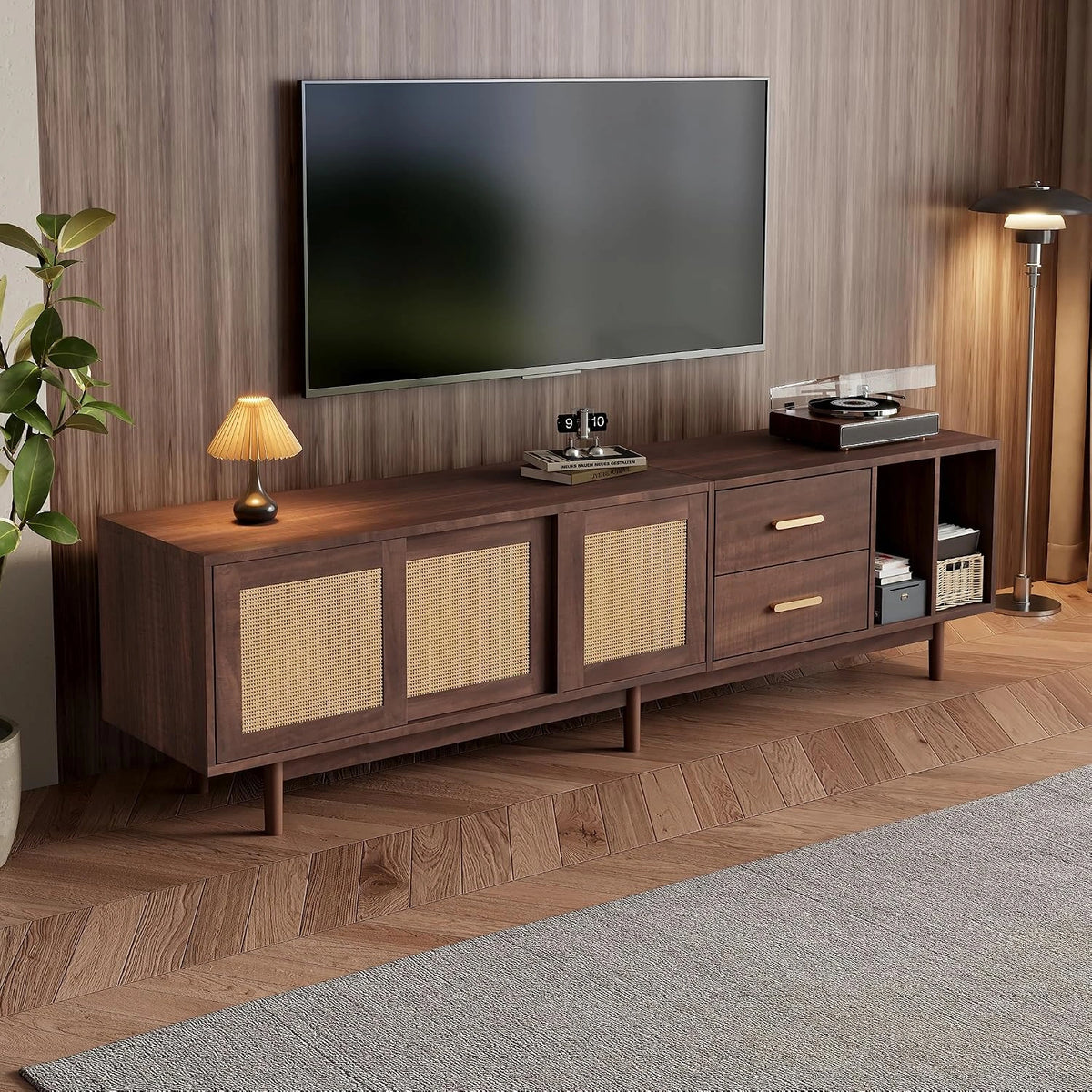 BTM TV-Schrank 190x40cm, Braun