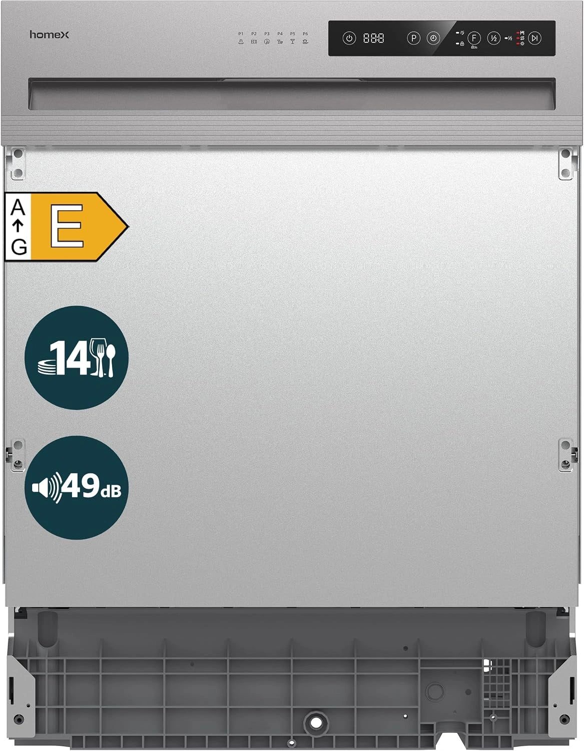 homeX Geschirrspüler DWSI601449E