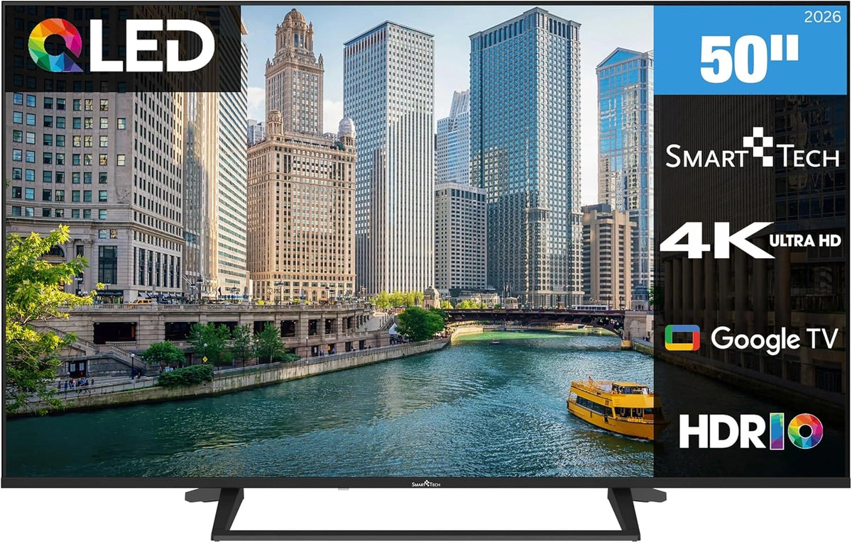 Smart Tech Fernseher 50QG06K, 50 Zoll, QLED, 4K